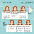 OGAWA Unique Sheen W Facial Lifting and Massage Device With Heat* [Apply Code: 7TM12]